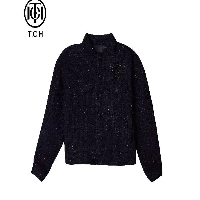 TCH服饰店播-潮牌简约翅膀潮牌外套女T72C276071