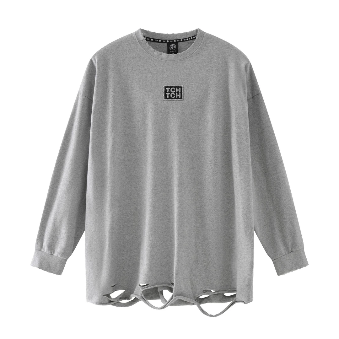 TCH服饰店-TCH2025轻奢长袖圆领衫S72A088015
