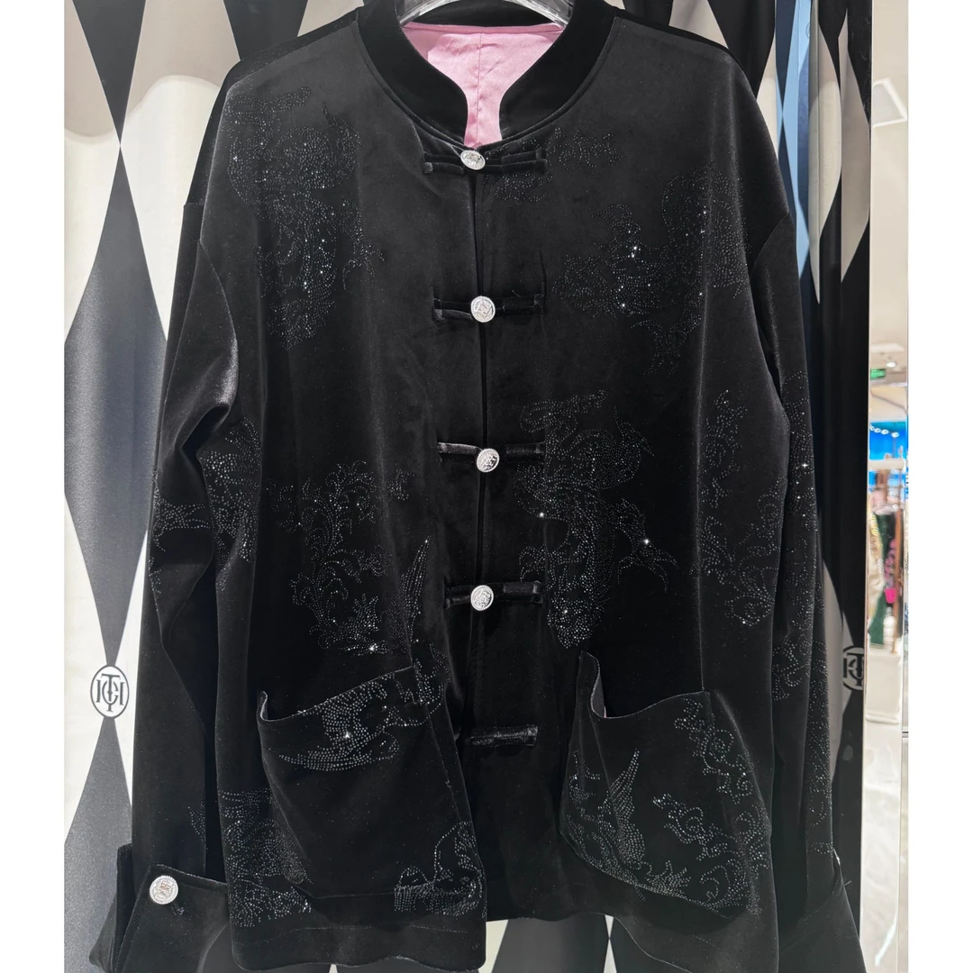 石景山TCH-潮牌新中式江南风锻扣外套T72C276089