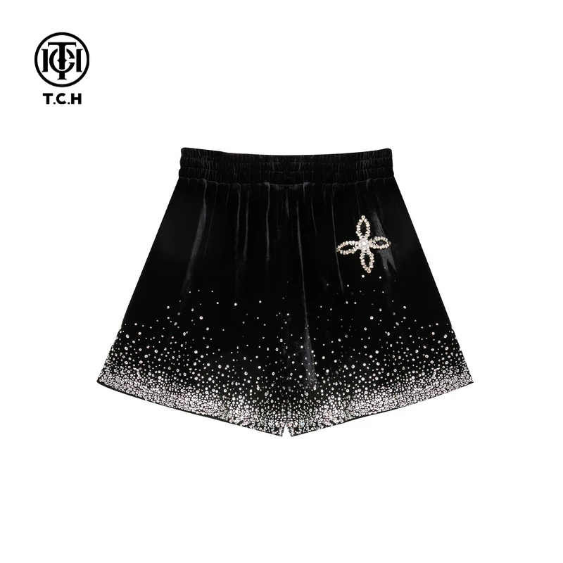 石家庄先天下-TCH2025秋季新款个性阔腿短裤女T72C216007