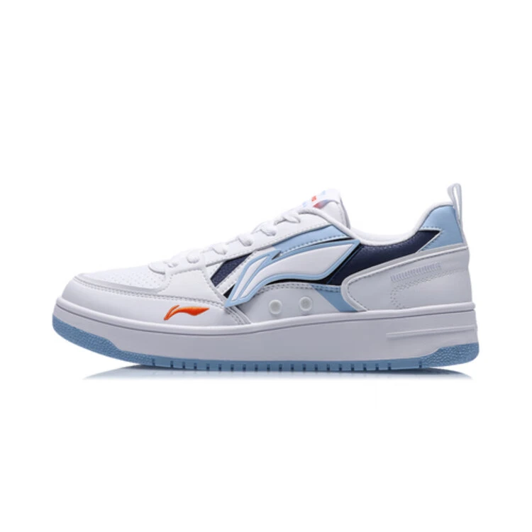 李宁海川2025春季男子减震回弹经典休闲鞋板鞋AGCT377