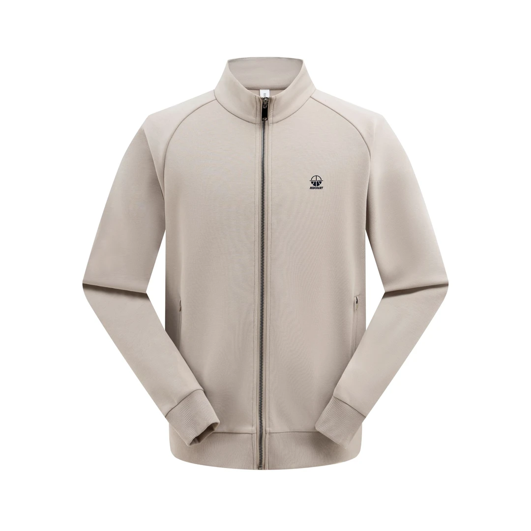 {联赛logo定制}2024秋冬男士新款运动防风立领休闲百搭高级感夹克