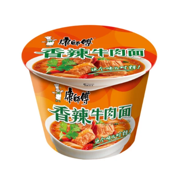 康师傅 经典重现桶香辣牛肉面 108g/桶