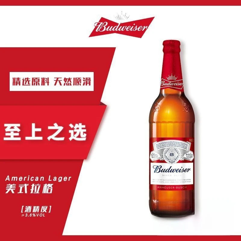 百威 经典啤酒 460ml/瓶