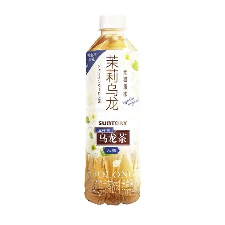 三得利 无糖茉莉乌龙茶饮料 500ml/瓶
