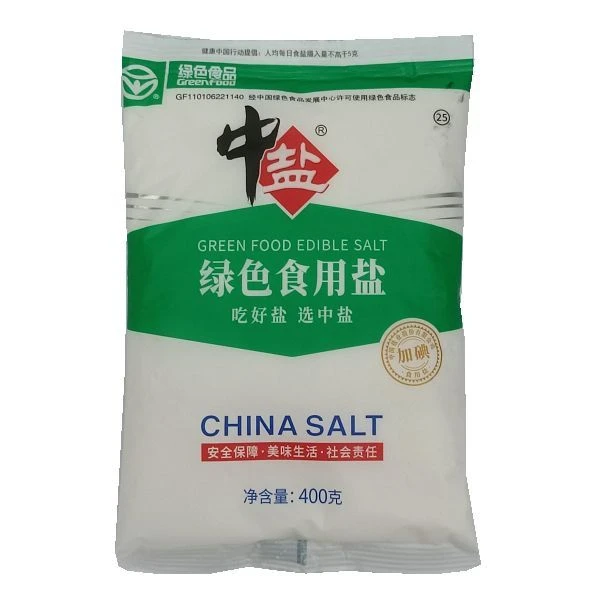中盐 绿色食用盐 400g/个