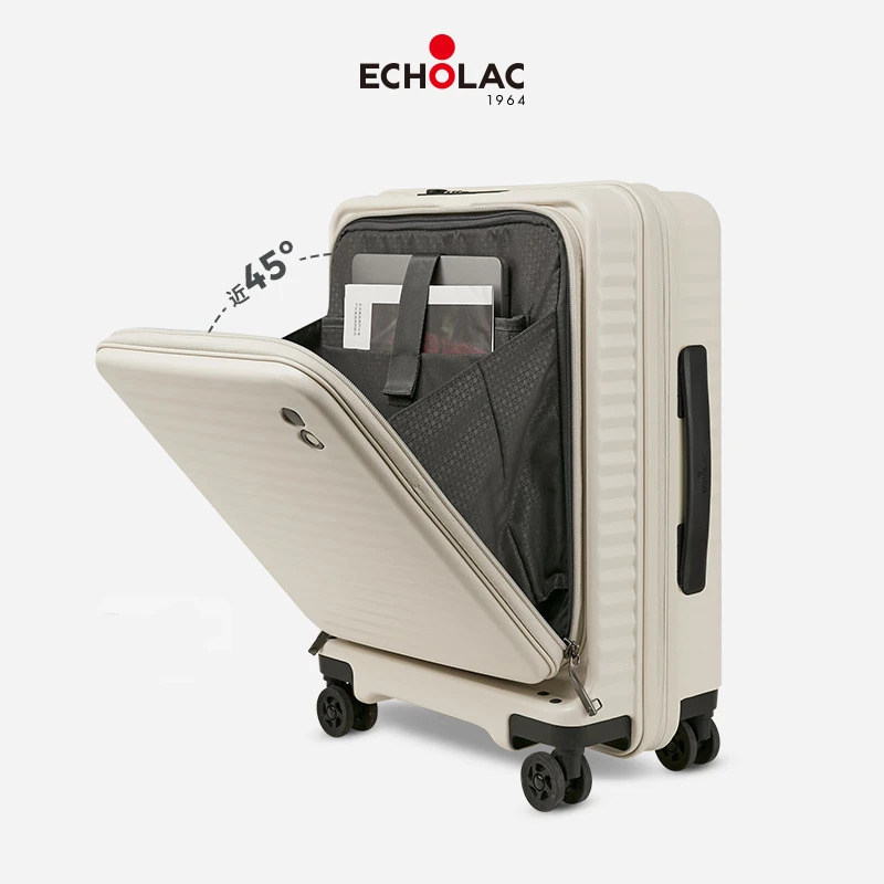 Echolac INS风前开盖拉杆箱行李箱播