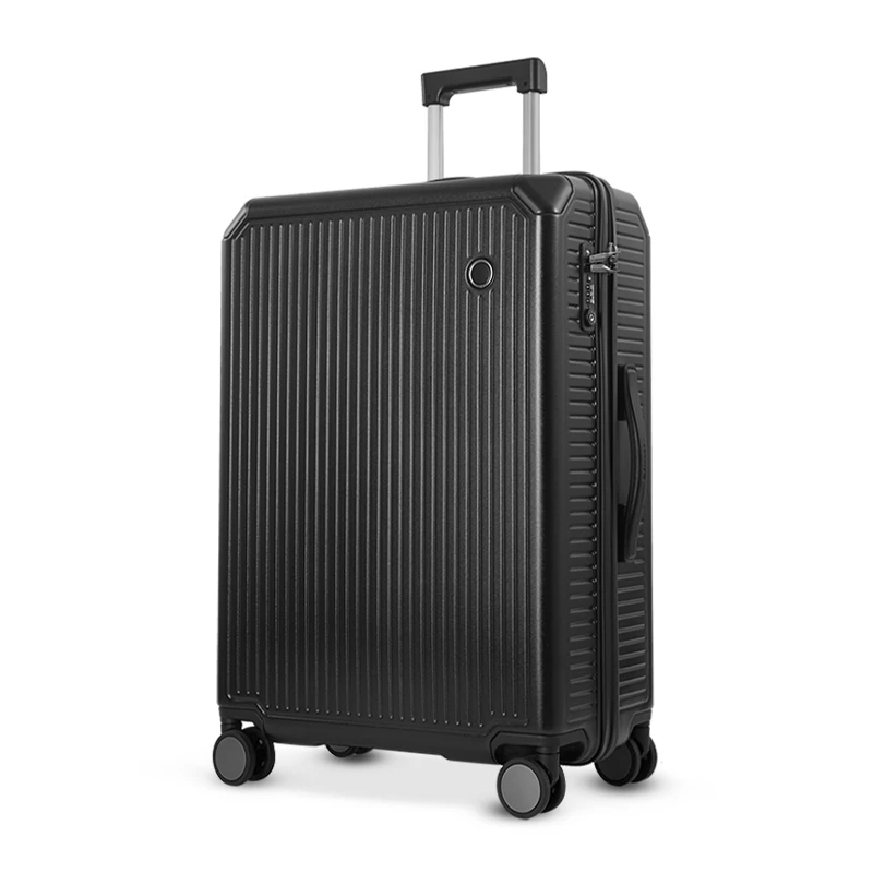 Echolac/爱可乐商务旅行箱防刮PC金属包角拉杆箱小莎男行李箱