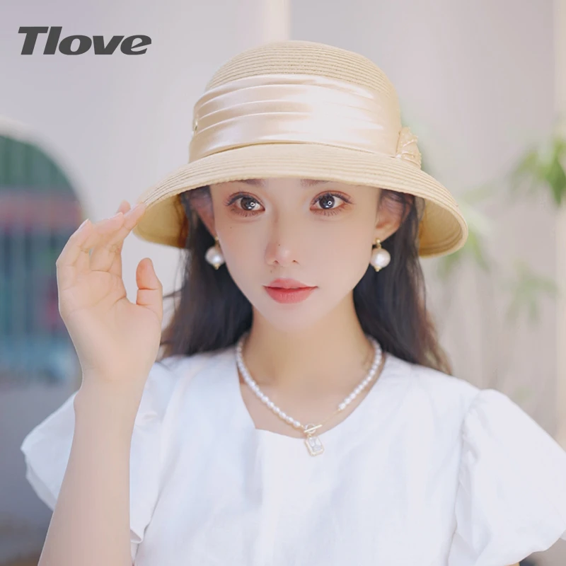 4726春夏秋新款时尚百搭潮流大檐赫本风韩版出游逛街拍照女士礼帽