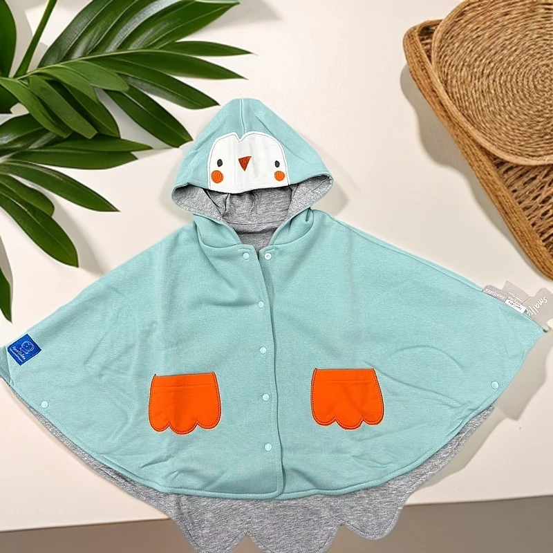 【企鹅披风】婴幼儿外穿企鹅造型刺绣披风