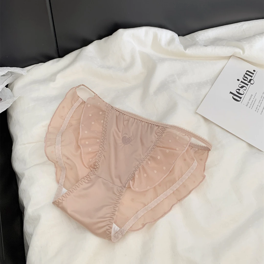 『Black』日系纯欲高开叉三角裤性感少女内裤舒适蕾丝时尚 23036