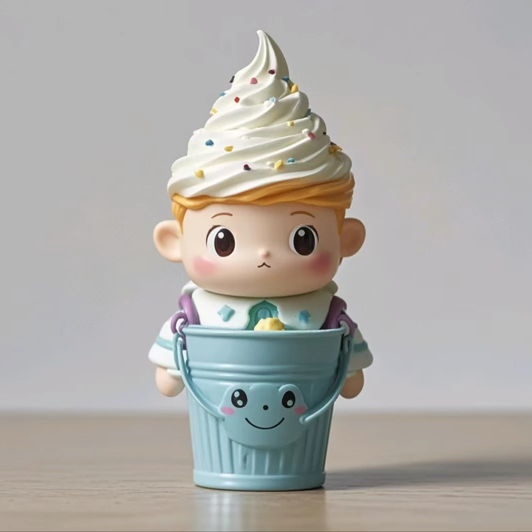 冰淇淋diy潮玩手办潮玩摆件创意礼物手工默认微瑕