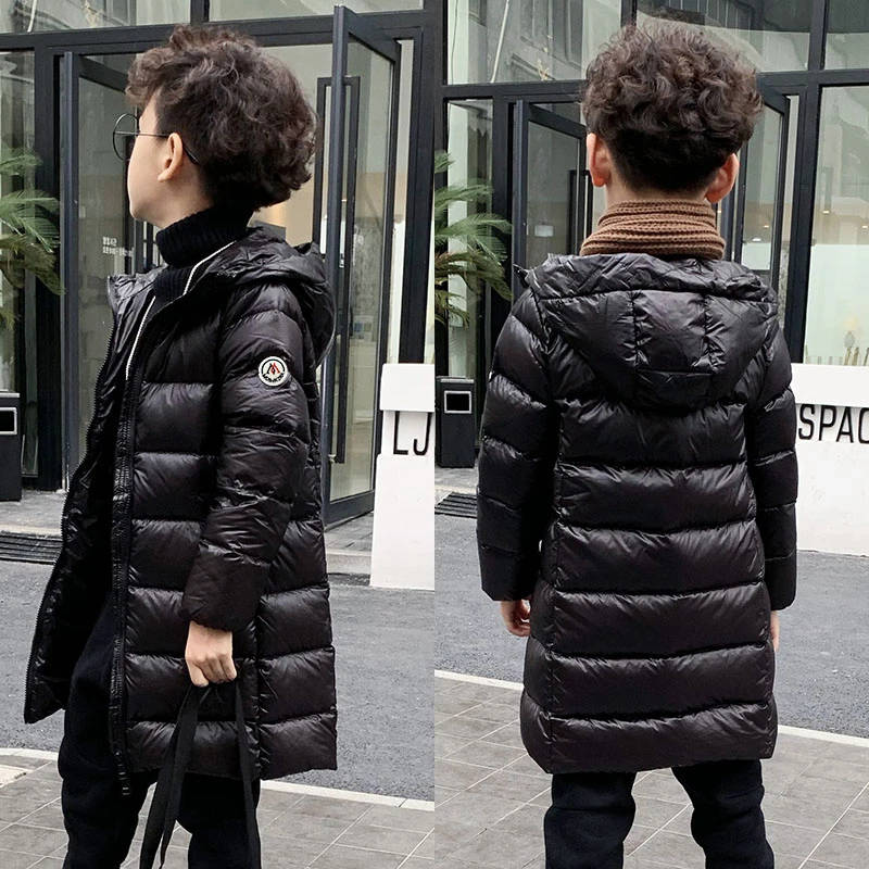 男童羽绒服中长款冬季儿童羽绒服2024新款冬装中大童韩版加厚保暖