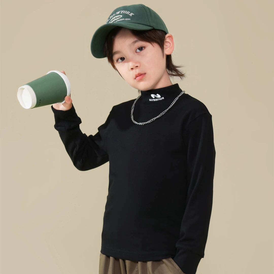 象小爸【条纹打底衫】2025秋新款条纹儿童打底衫中大童休闲长袖T恤