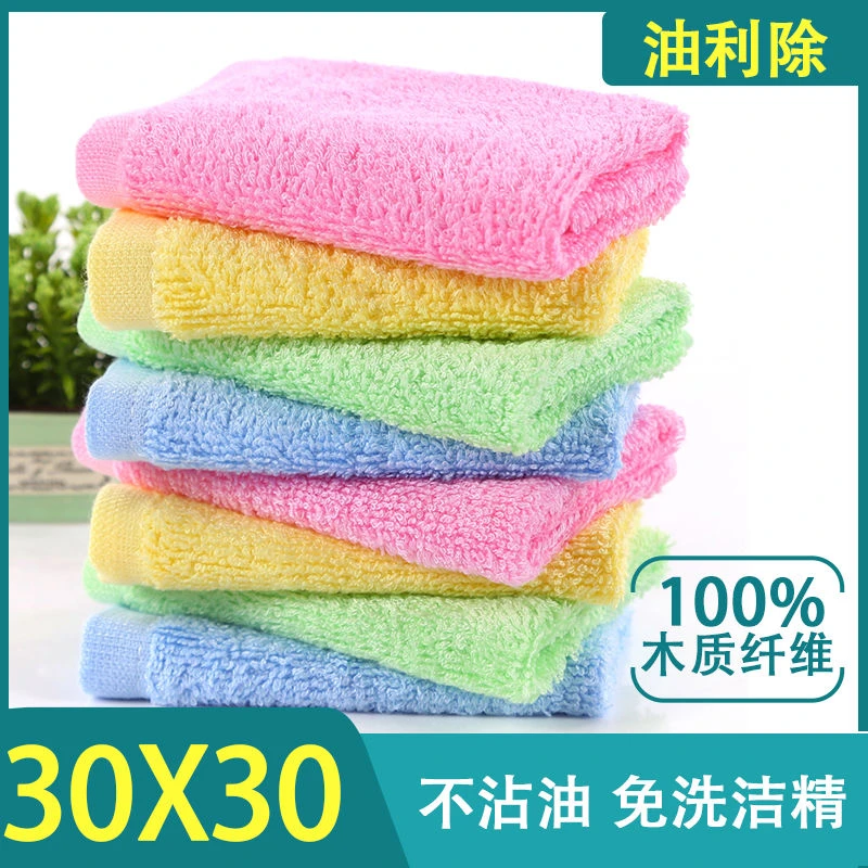 30*30高品质油洗碗布利除洗碗巾不沾油洗碗巾厨房抹布油利除吸水