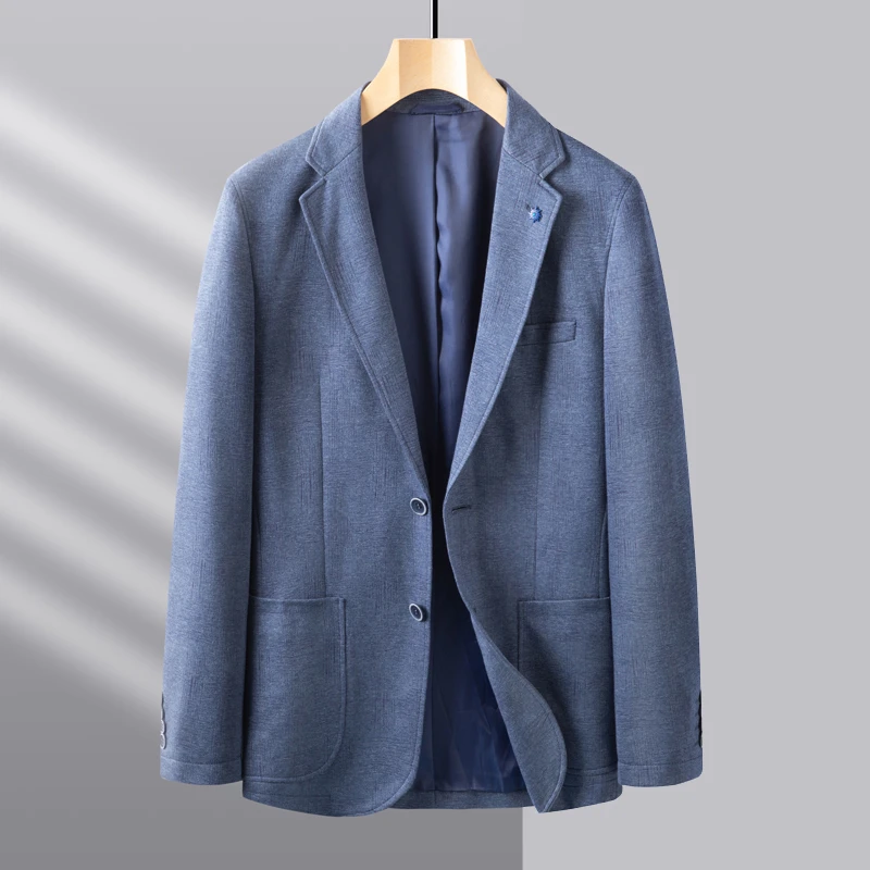 男士春秋西服便装青年韩版修身商务微弹单西外套青年平驳领西服