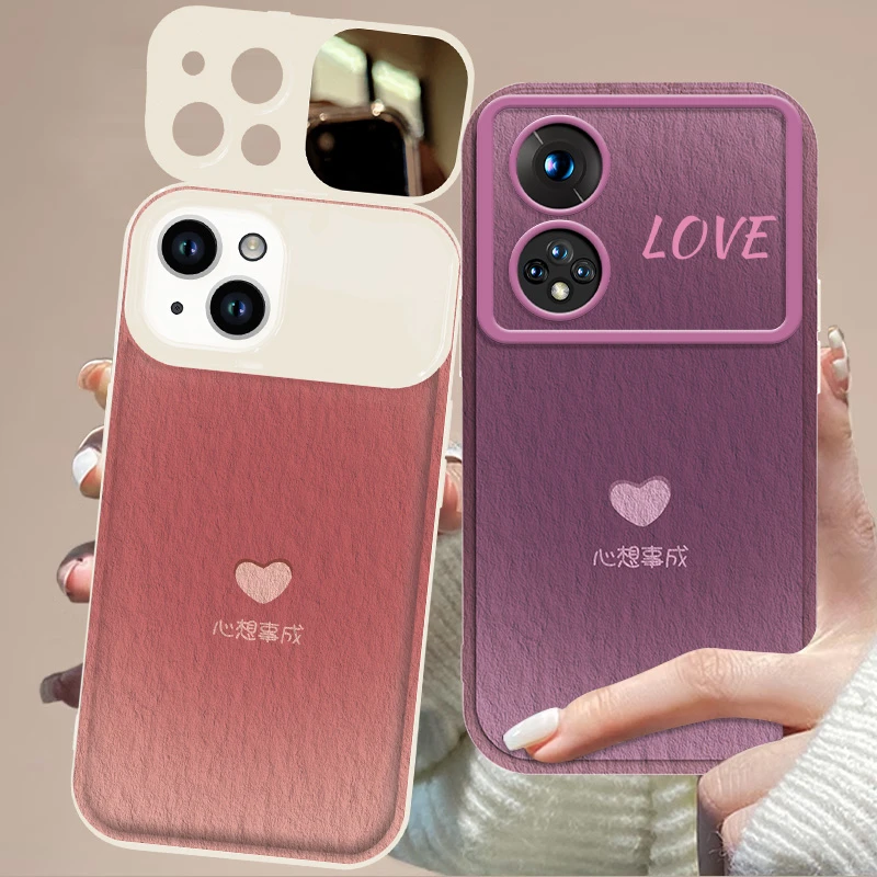 适用于华为荣耀50/50Pro/50SE心想事成手机壳全包硅胶防摔女款ins