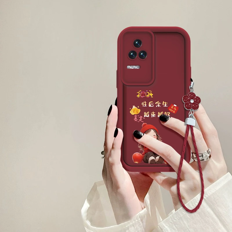 适用于红米K50往后余生手机壳网红全包硅胶可爱软壳防摔创意女款