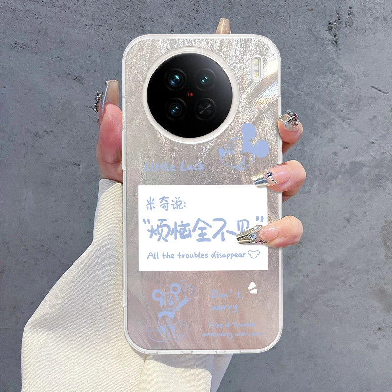 适用于VIVO X90要永远开心网红女款手机壳新款羽纱全包x90防摔壳