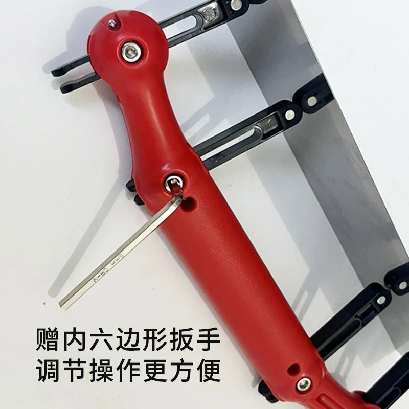 可调节式圆弧刮板油漆工刮腻子多功能高碳钢圆弧抹子刮腻子收光刀