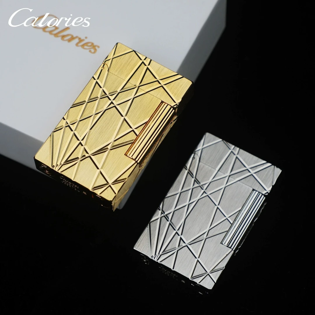 六芒星辉充气全铜钢音防风侧滑朗声机男士精品礼物创意原装打火机