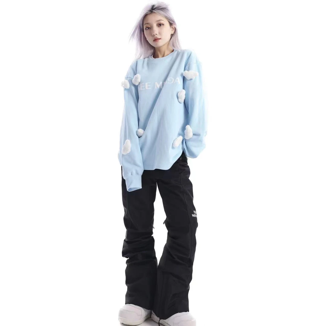 ISEEMIGGA【云朵卫衣】基础款滑雪卫衣男女同款运动户外