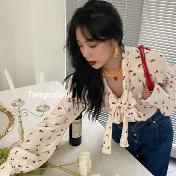 Tangostyle《樱花树下》衬衫 5612#（不支持7天无理由）