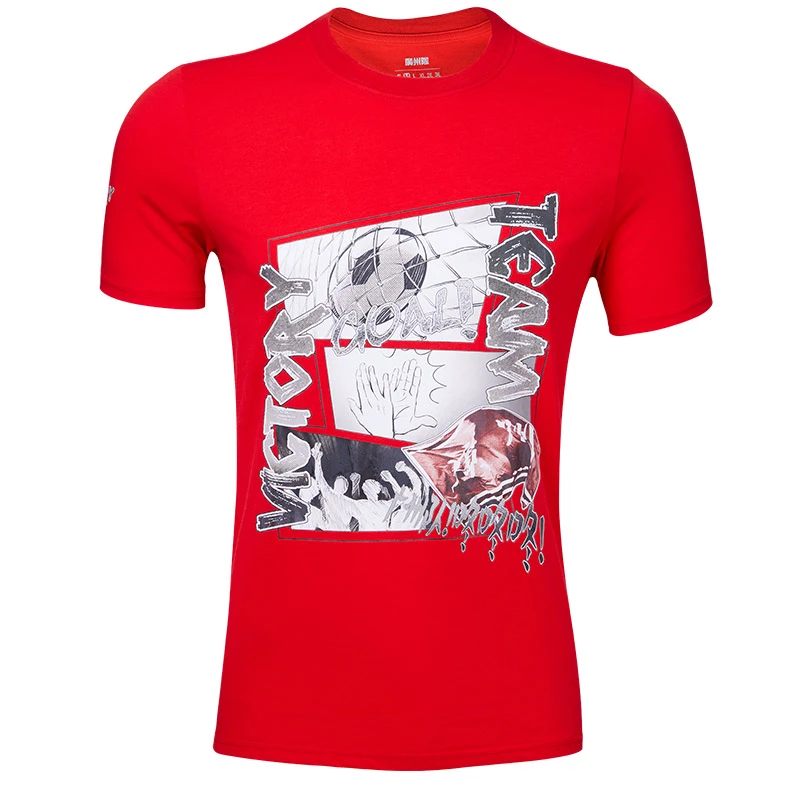 广州队足球俱乐部 胜利天团文化T恤男子夏季圆领休闲