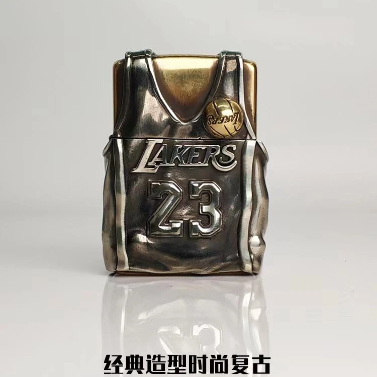 ZIPPO正品打火机/DIY-205-黄铜重甲-詹姆斯23号球衣-DY9902TJ