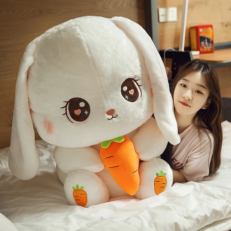 兔子毛绒玩具公仔布娃娃女孩抱着睡觉玩偶女生大号小白兔生日礼物
