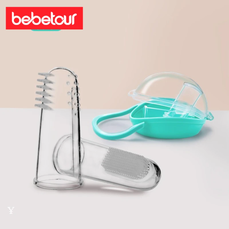 【品牌旗舰店】Bebetour婴儿牙刷手指套软毛硅胶乳牙刷幼儿童宝宝