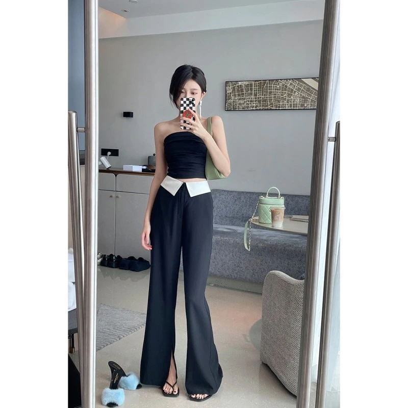 FORNI 高冷情绪 褶皱时尚套装