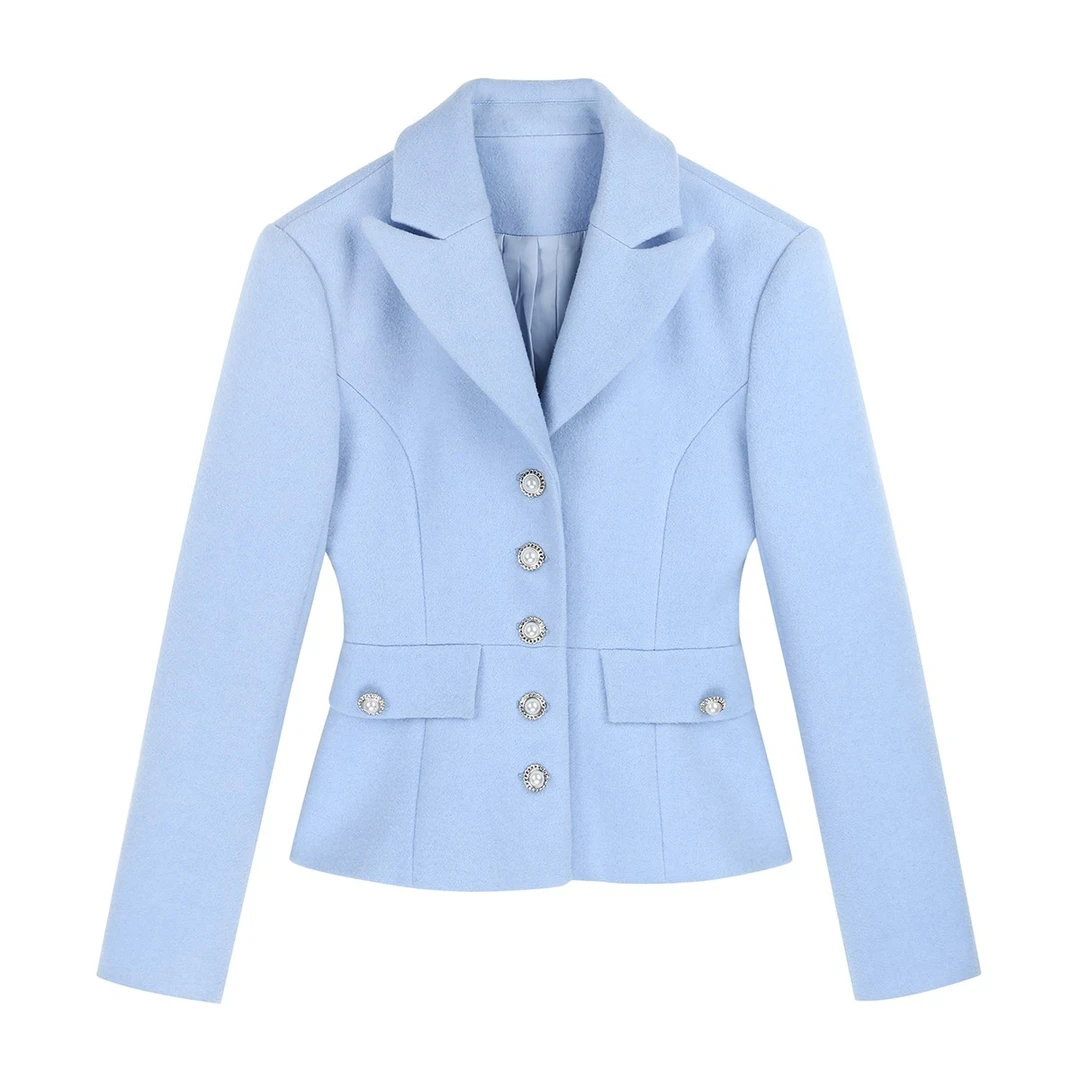 FORNI 蓝色大海传说 雾霾蓝外套