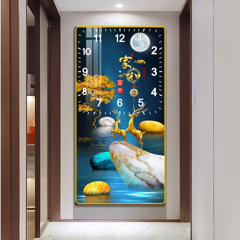 家和富贵挂钟客厅家用时尚静音时钟现代创意挂墙简约挂表石英钟