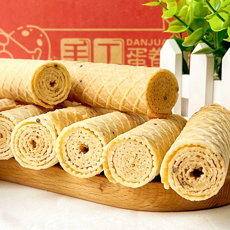 善美源老式手工鸡蛋卷怀旧休闲酥脆香酥小零食270g礼盒装追剧小吃