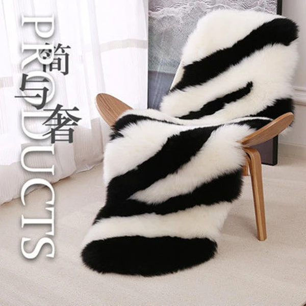 澳洲羊毛地毯客厅沙发垫飘窗阳台垫卧室整张羊皮垫床边长毛地毯