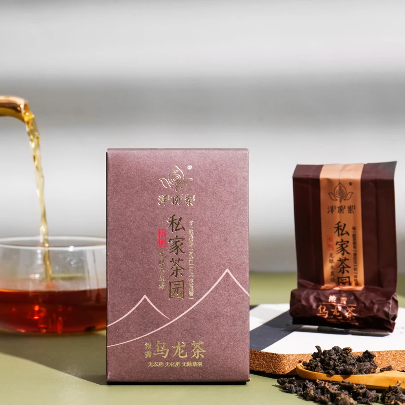洋顶岽 私家茶园 有机高山茶 有机浓香乌龙茶 礼盒装240g