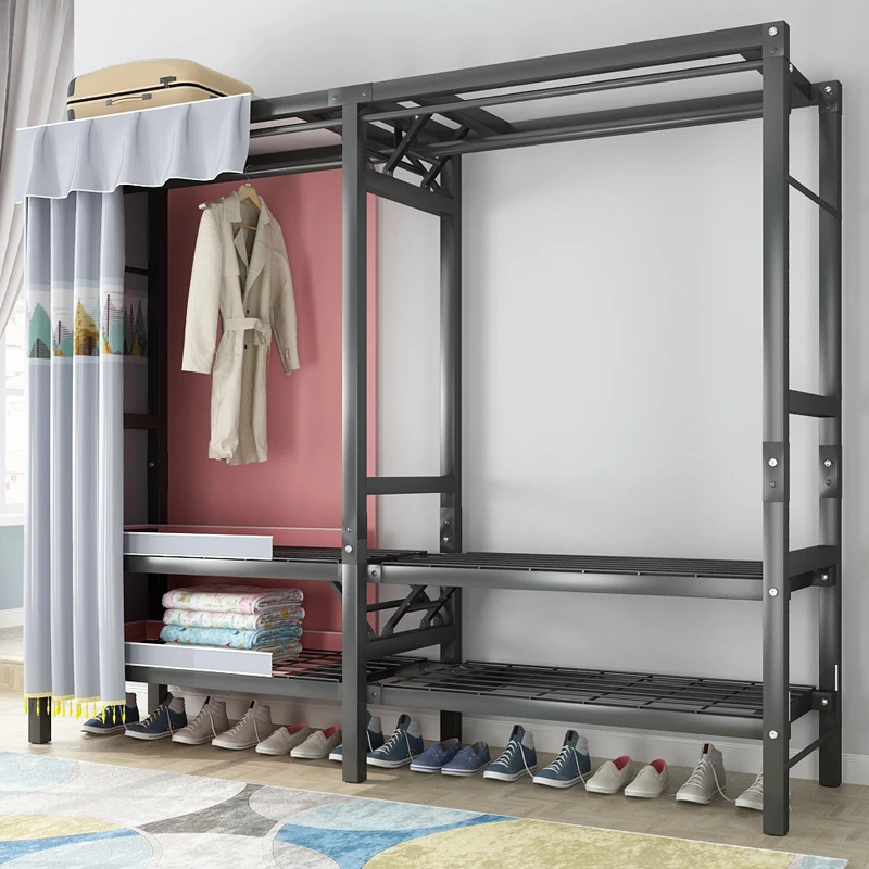 柜人乐折叠衣柜现代简约无拉链加厚铁钢管耐用柜子布衣柜家用结实