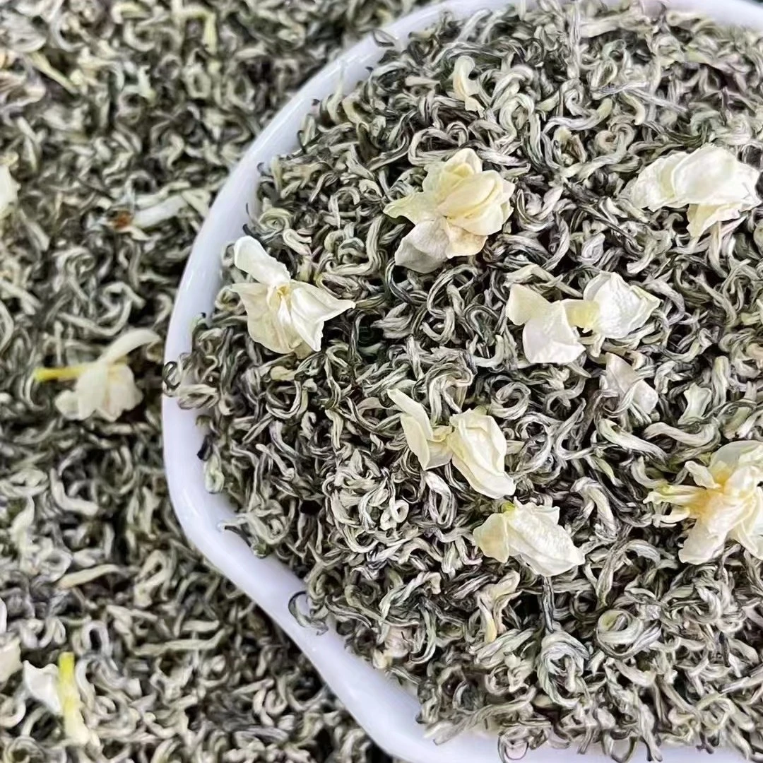 高端茉莉飘雪特级浓香型茉莉花茶茶叶新茶四川飘雪散装罐装250g