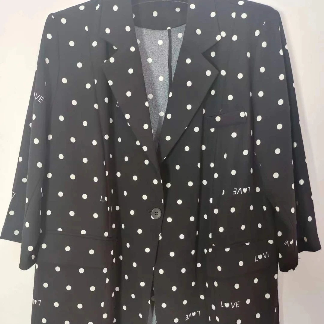 胖人坊大码休闲西服3478