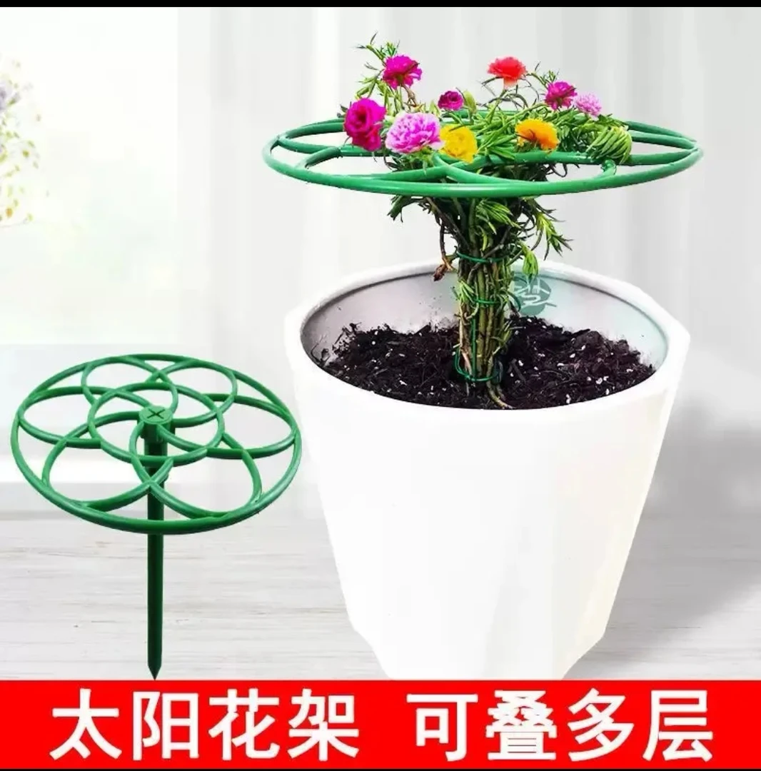 太阳花棒棒糖支架花架蟹爪兰嫁接叶仙绿萝单层多层支撑爬藤造型