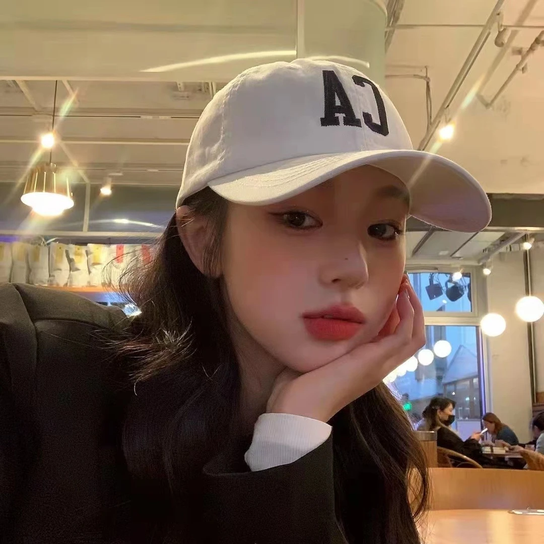 CA字母软顶棒球帽男女通用显脸小百搭水洗鸭舌帽