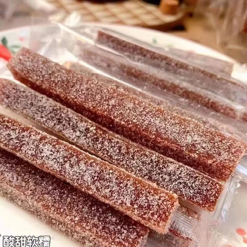 雪花山楂棒/雪花山楂丝 山楂零食儿童解腻休闲食品1包500g包邮