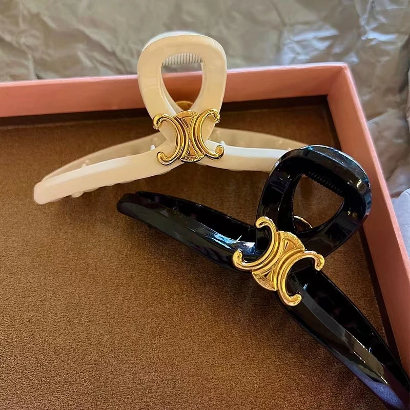 优雅风情法式大号抓夹女气质后脑勺发夹