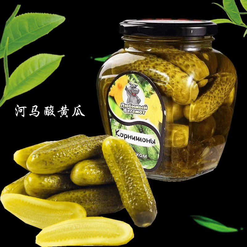 喜欢的河马酸黄瓜500克酸黄瓜罐头泡菜腌制嫩黄瓜