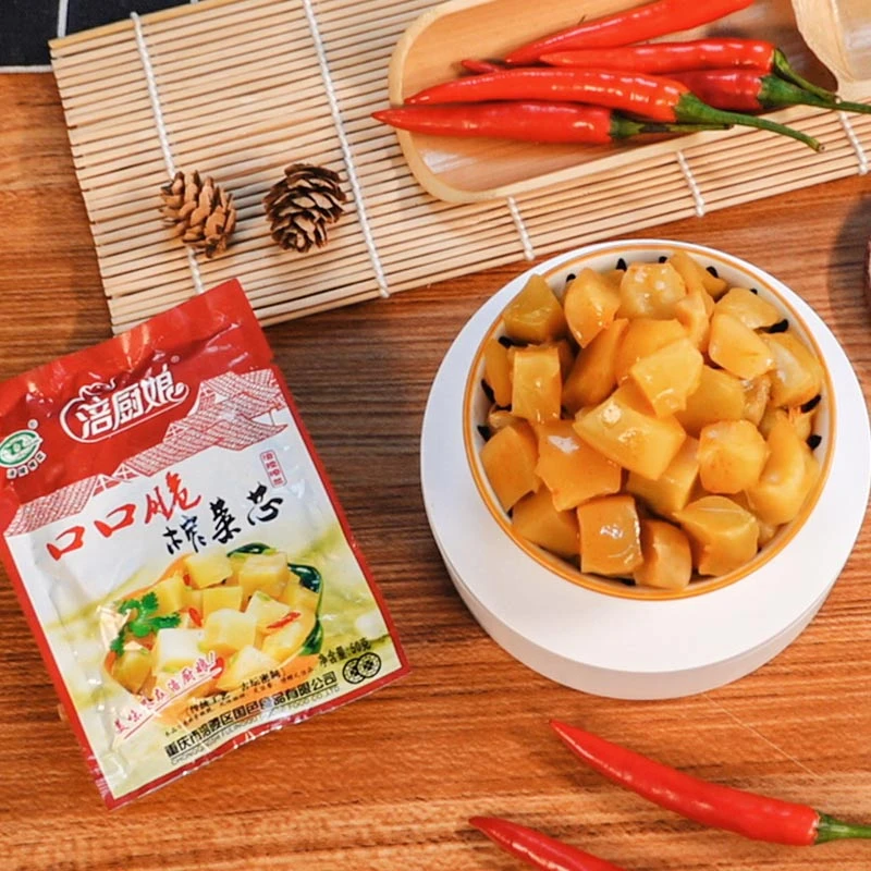 重庆特产涪陵榨菜芯小包装50g/袋口口脆学生一箱装咸菜小菜下饭菜