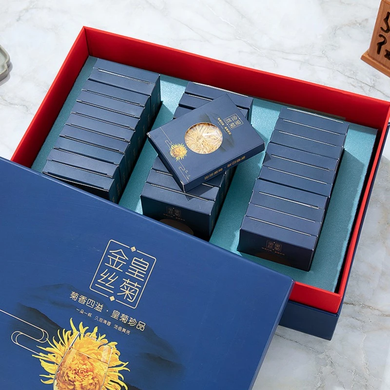 菊立方金丝皇菊一朵一杯特级大朵黄菊花茶叶高山天然礼盒装