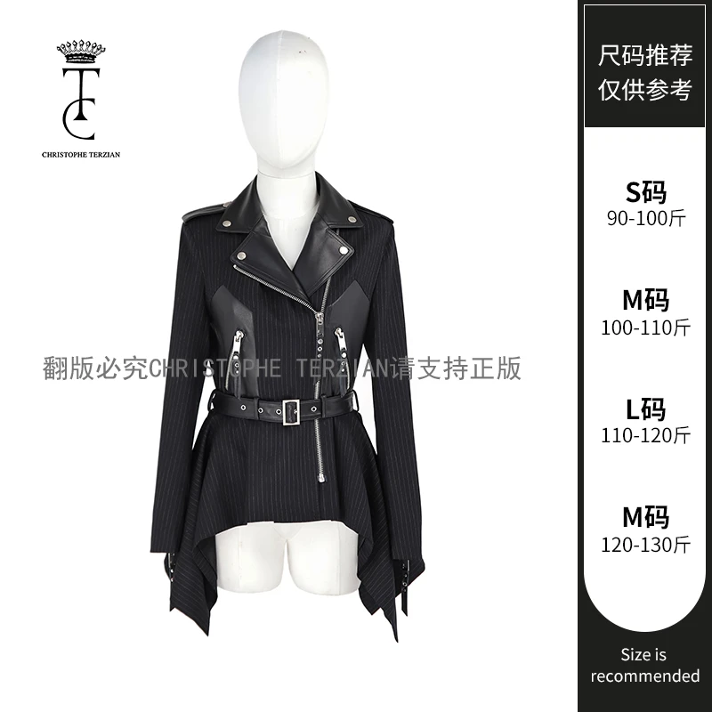 【B99官方旗舰店】女装设计师款高定夹克外套 FGWJA10025-A