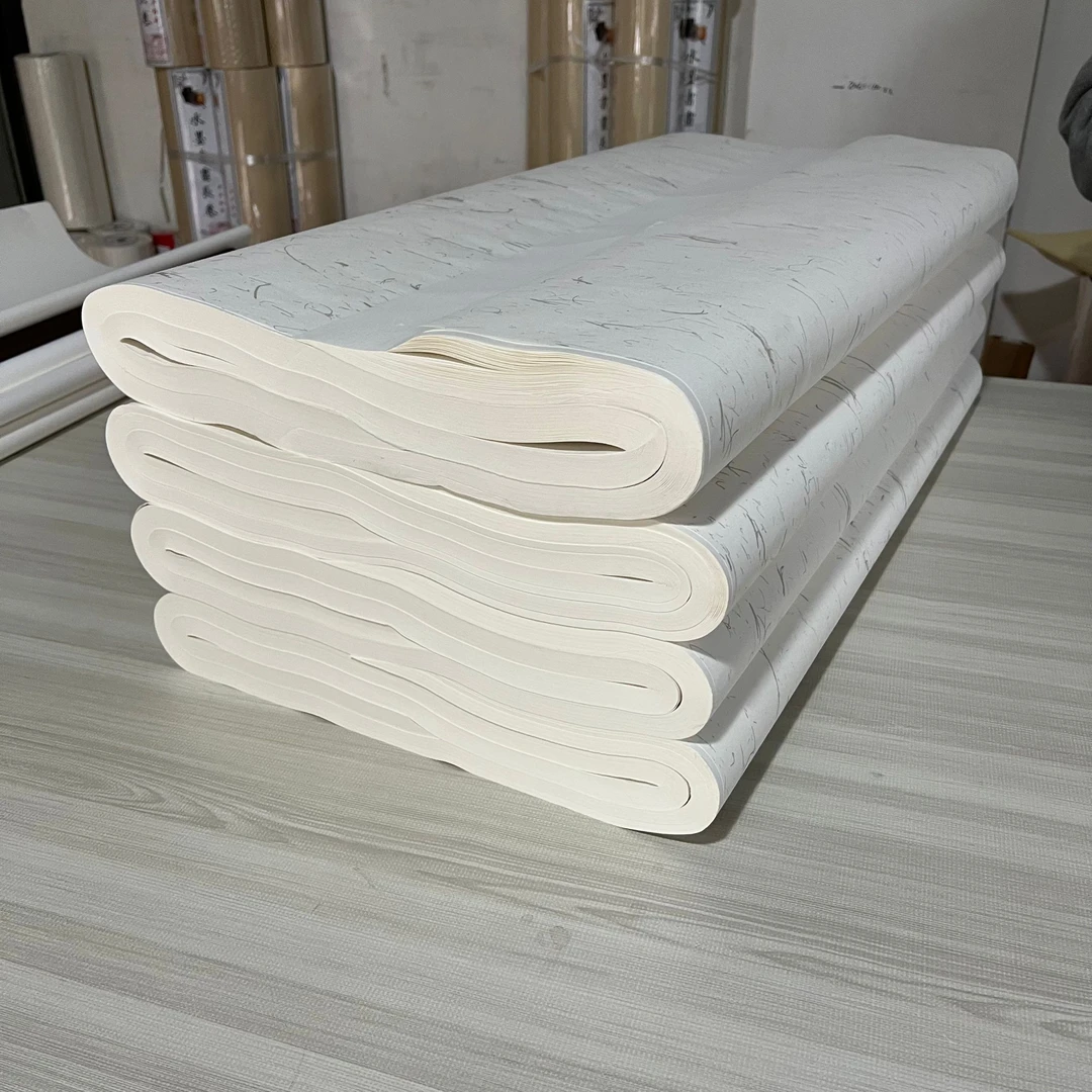【作品级加厚四尺檀皮宣】45克厚四尺整68*138厘米100张