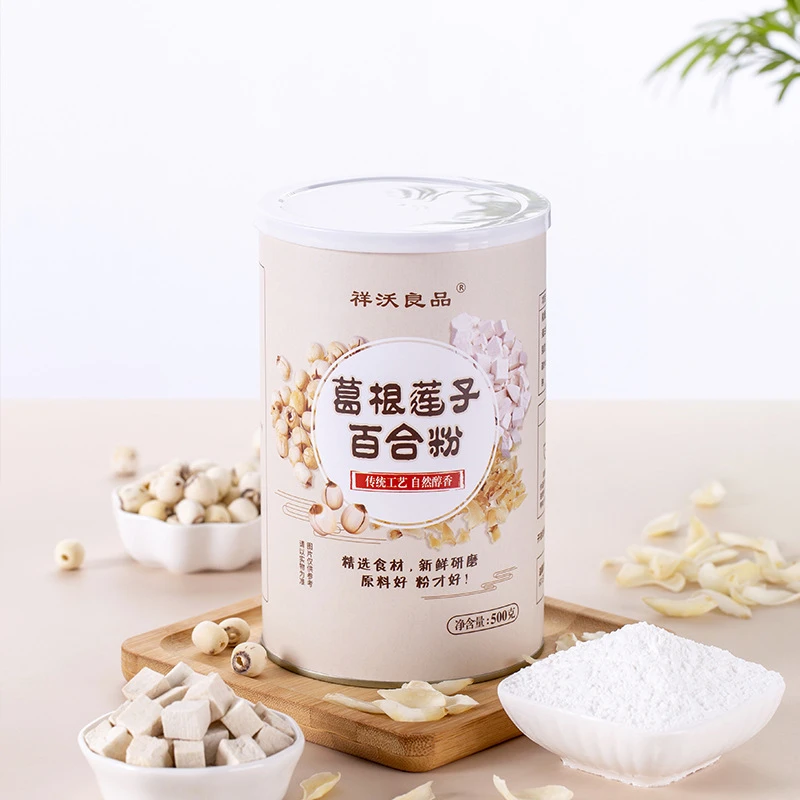 500g葛根莲子百合粉 方便冲饮代餐粉冲调谷物粉五谷蕨根粉百合粉